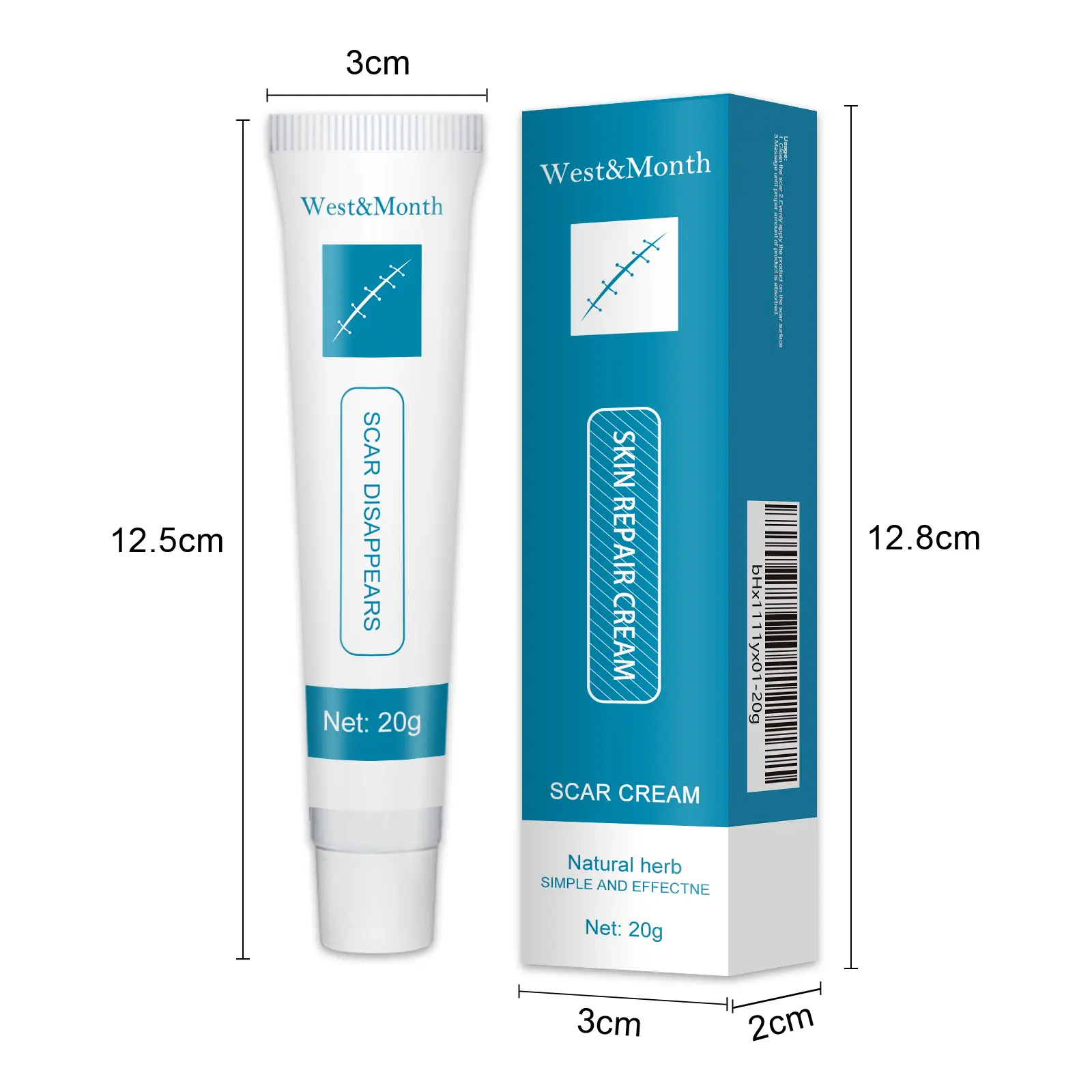 Moisturizing Hydrating Skin Cream for Smooth Skin | West&Month 1 skin care cream gentle moisturizing massage West Month 037 1575