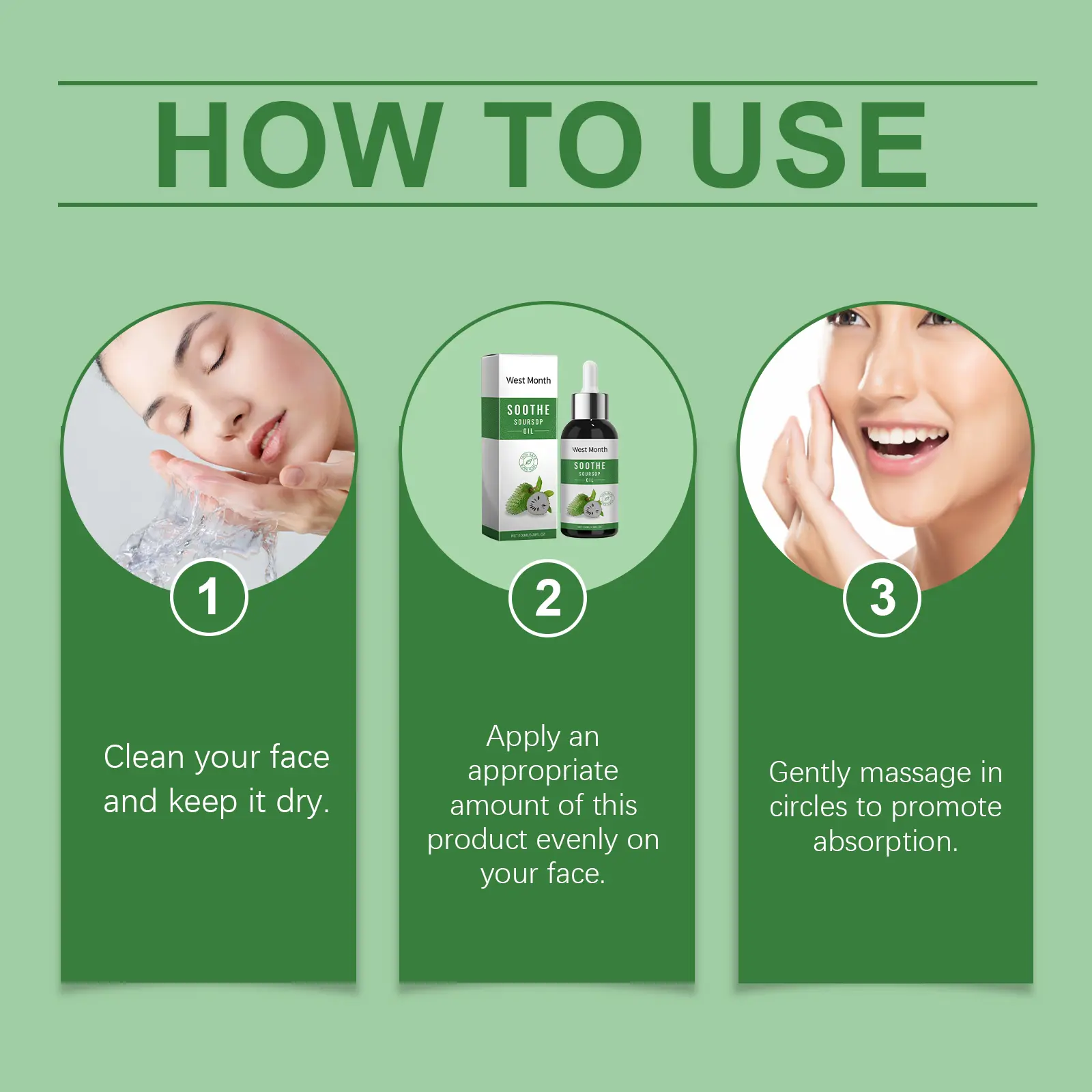 Essential Oil for Skin Moisturizing & Soothing Treatment | West&Month 4 skin care oil soothe improve alleviate dry West Month 539 8226
