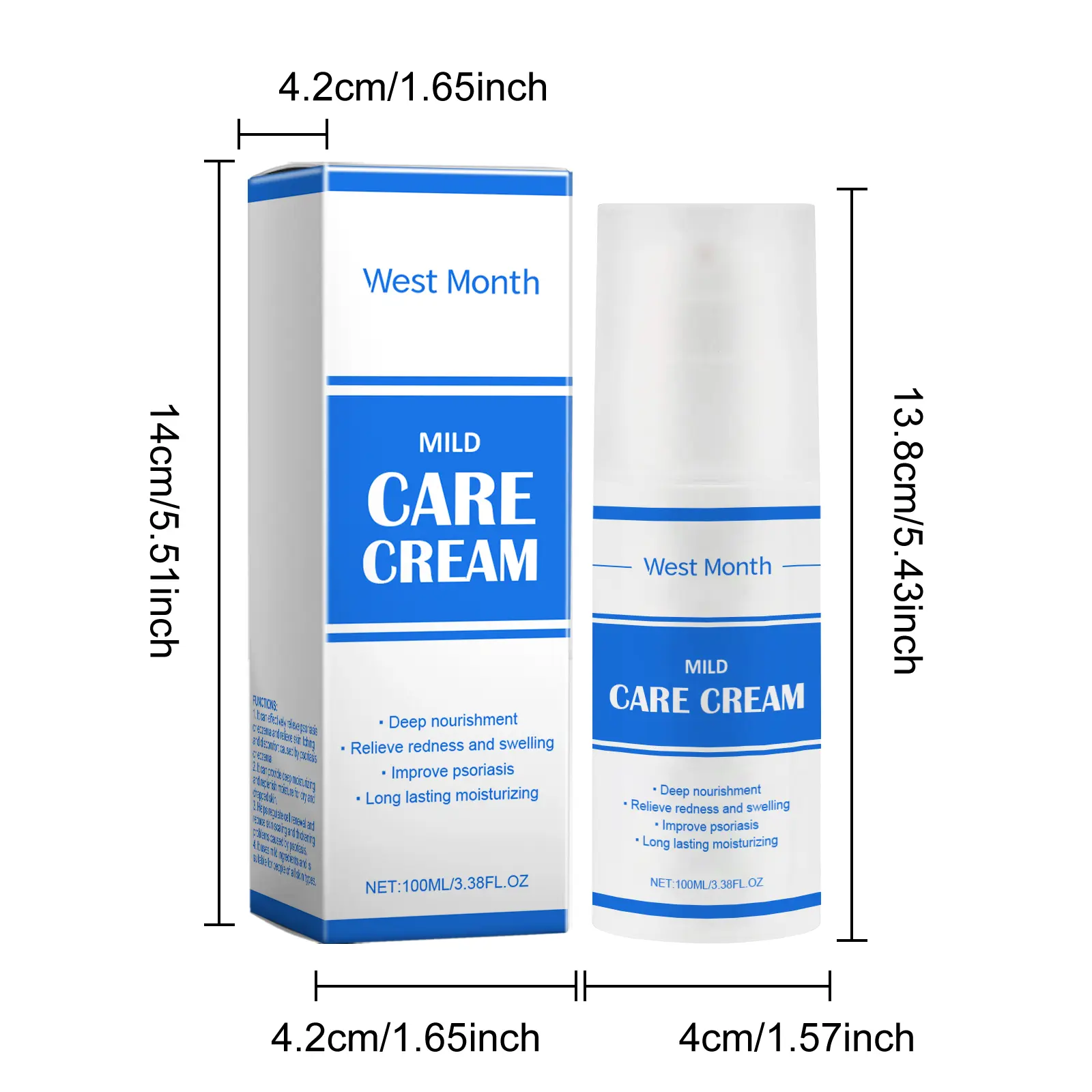Moisturizing Cream with Vitamin D3 Nourishing Treatment West&Month 1 skin moisturizing cream gently nourish soothe West Month 532 8121
