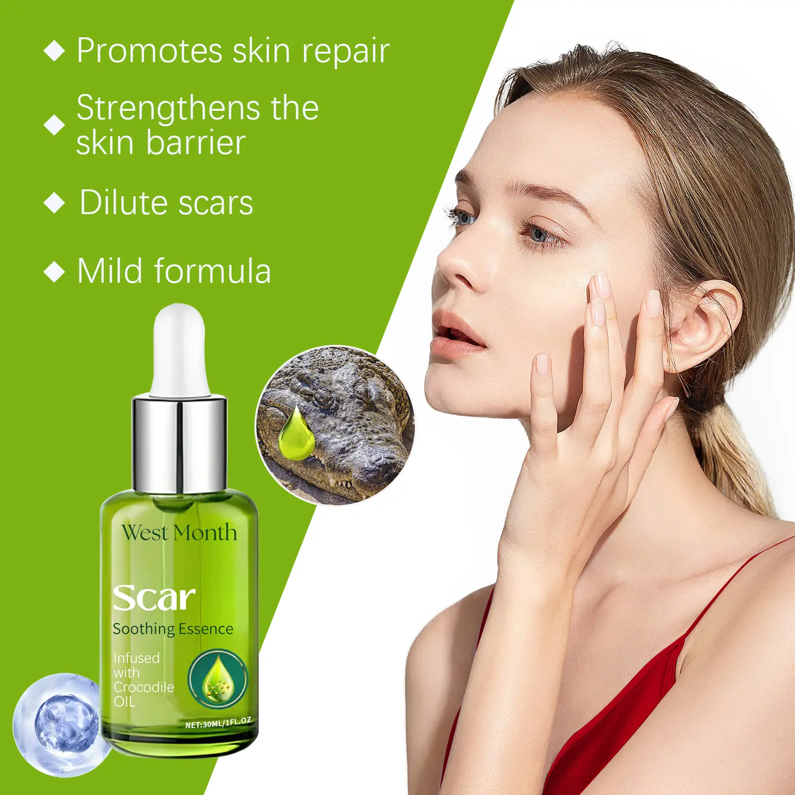 Skin Repair Essence for Moisturizing & Firming Body Care - West&Month 5 skin repair essence moisturize firm rejuvenate West Month 464 7130