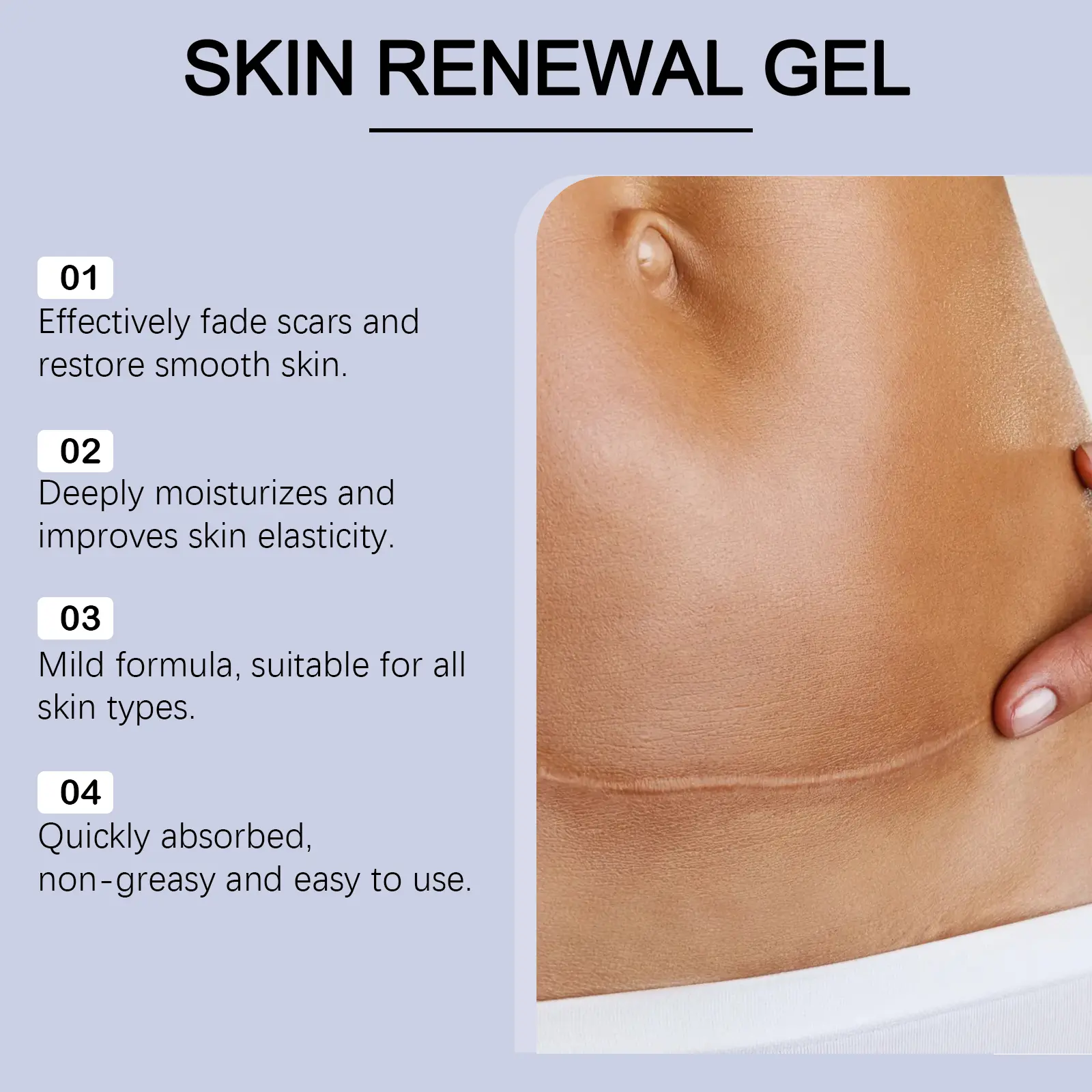 Skin Repair Gel with Vitamin E and Retinol - West&Month 5 skin repair gel nourish naturally shine West Month 293 4815