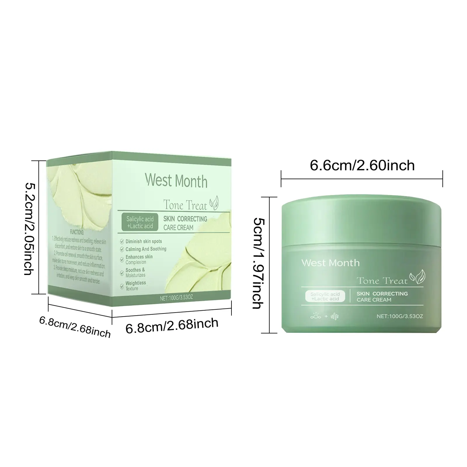 Gentle Exfoliating Skin Scrub for Rough Skin - West&Month 1 skin scrub clean horny moisturize West Month 081 2112