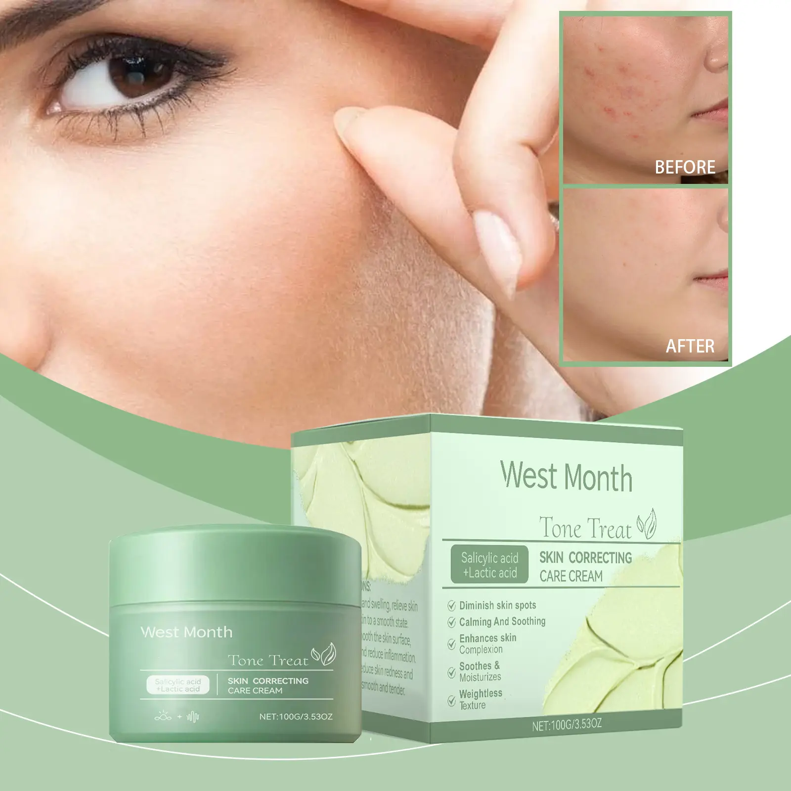 Gentle Exfoliating Skin Scrub for Rough Skin - West&Month 2 skin scrub clean horny moisturize West Month 081 2113