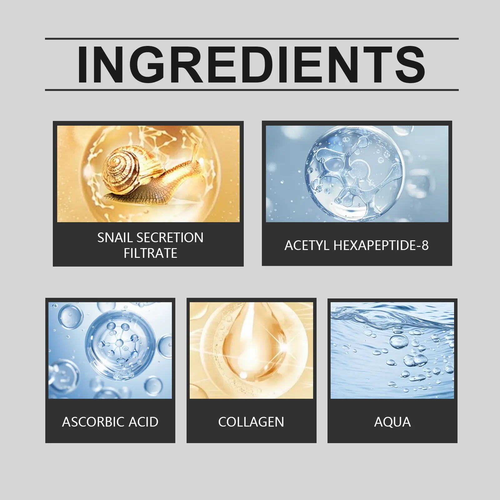 Snail Collagen Cream for Hydrating & Lifting - West&Month 3 snail collagen lifting cream hydrating repair West Month 215 3811