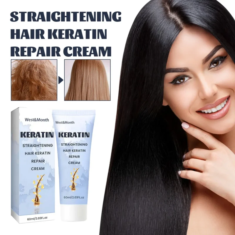 straightening keratin cream repair silky West Month 234 4046