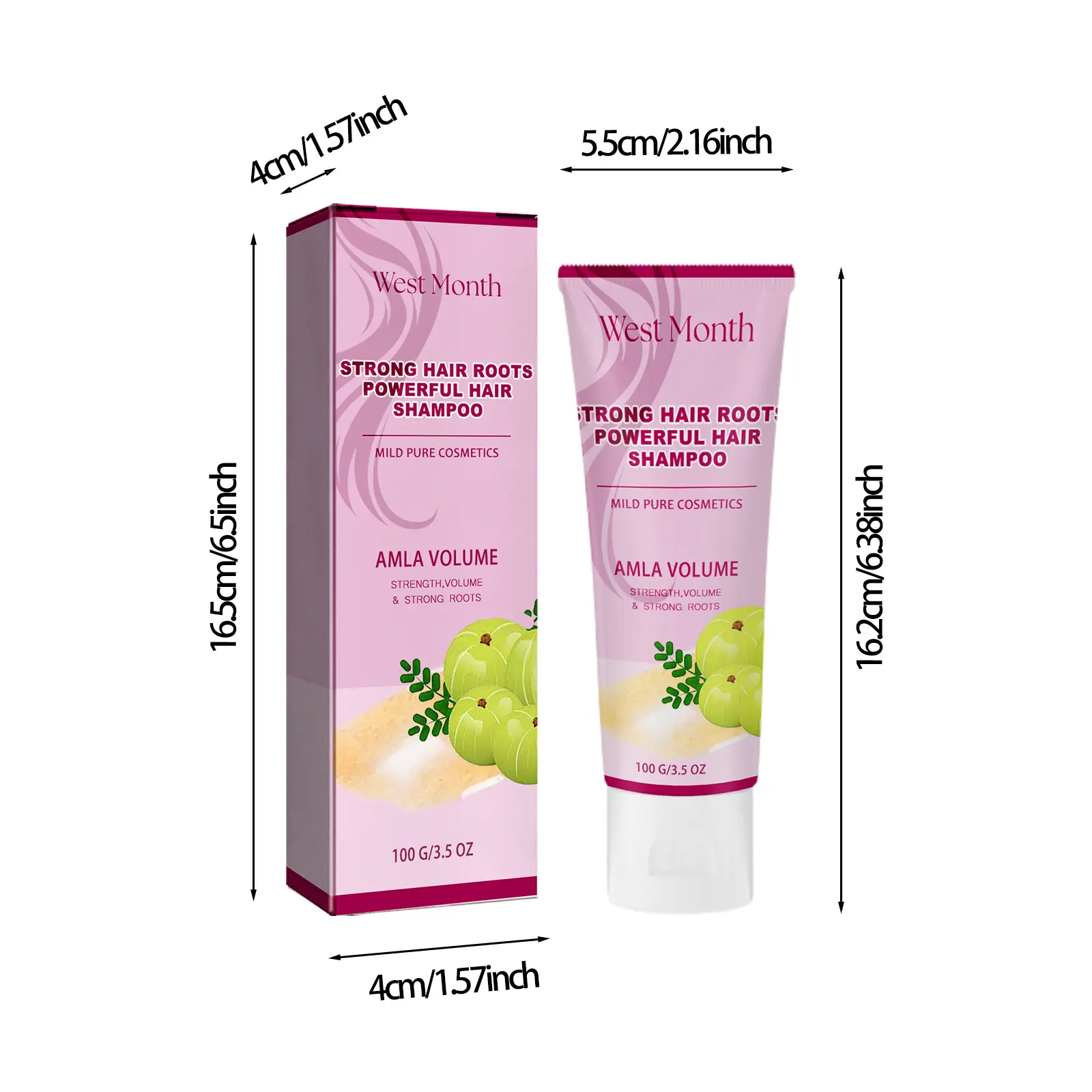 Dry Hair Repair Shampoo for Strong Roots & Nourishment - West&Month 1 strong hair shampoo nourish moisturize repair West Month 393 6144