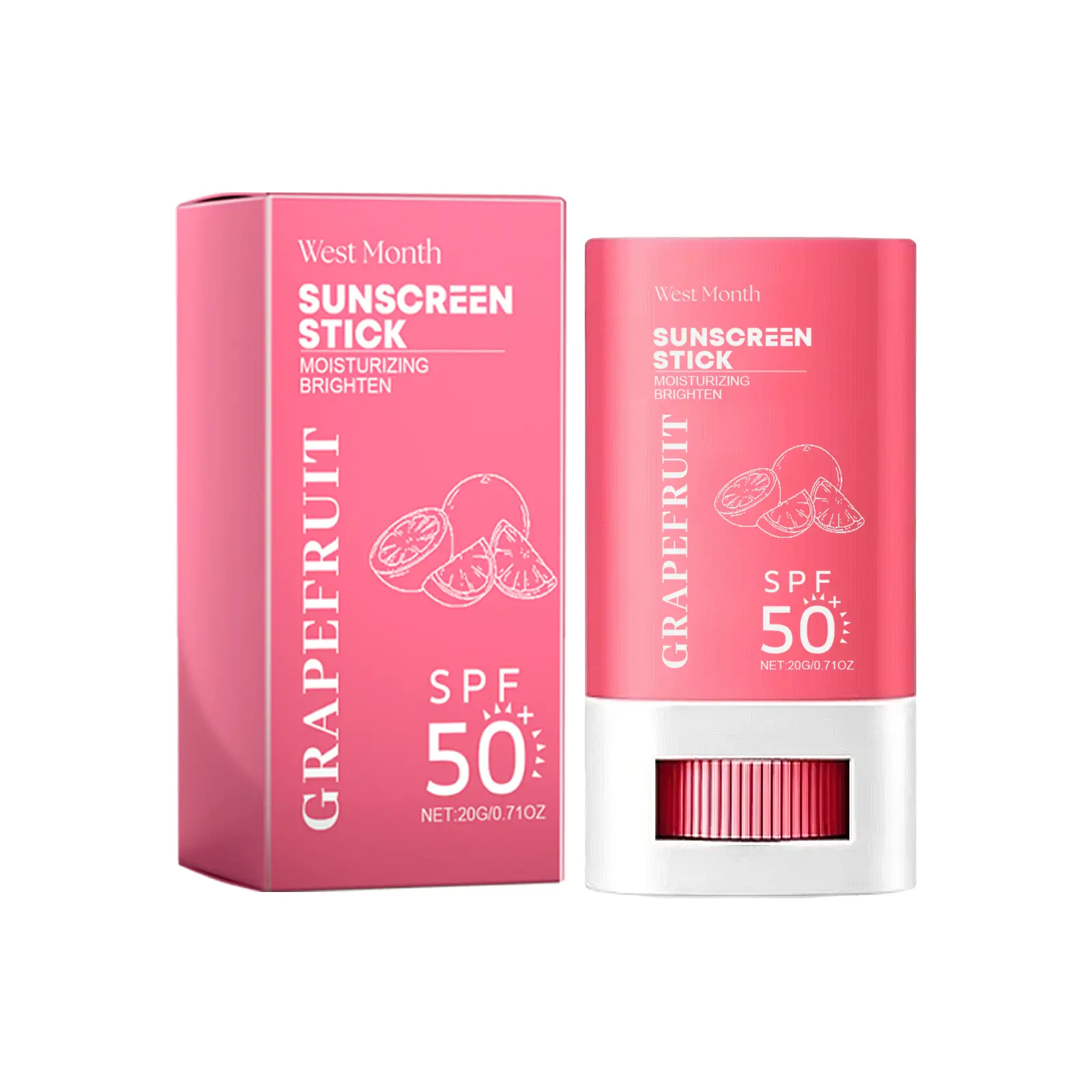 West&Month Sunscreen Stick Review: My Honest Take on This SPF Stick 1 West&Month Sunscreen Stick held in hand against blue sky