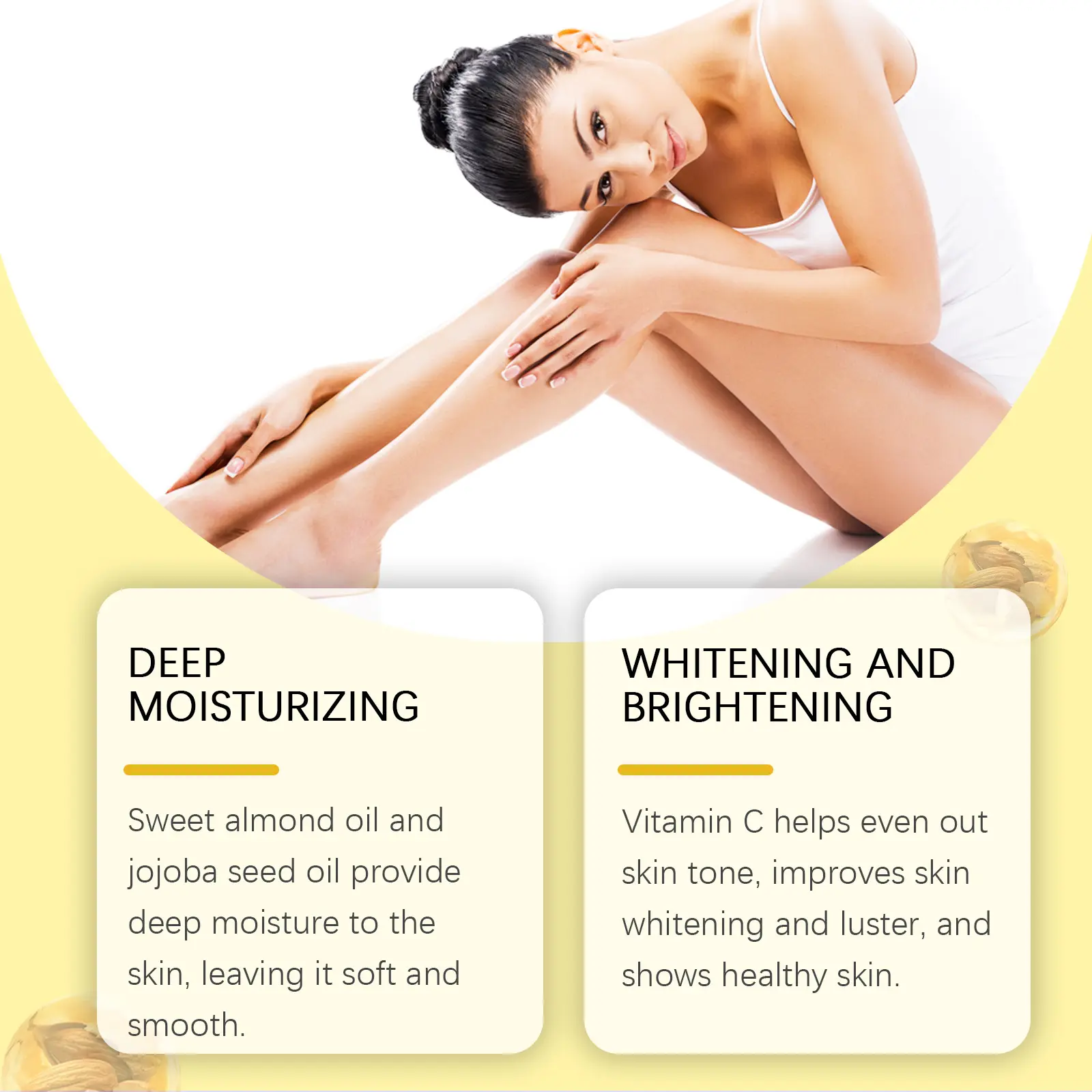 Sweet Almond Body Oil for Skin Brightening and Moisture - West&Month 6 sweet almond body oil brightening moisturizing West Month 061 1875