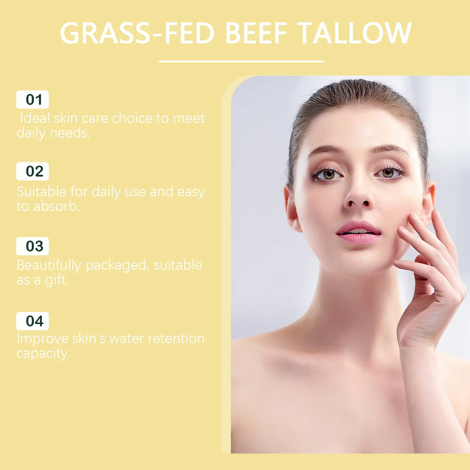 Tallow Moisturizer Gentle Moisture Lock for Face & Body West&Month 8 tallow moisturizer gentle moisture lock West Month 154 3047