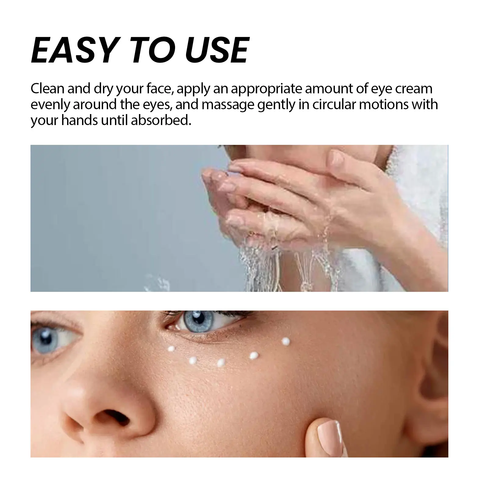 Temporary Eye Tightener for Bags & Fine Lines - West&Month 4 temporary eye tightener dilute fine lines West Month 040 1613