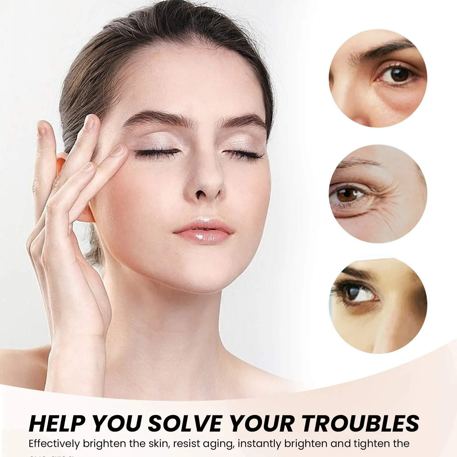 Temporary Eye Tightener for Bags & Fine Lines - West&Month 8 temporary eye tightener dilute fine lines West Month 040 1617