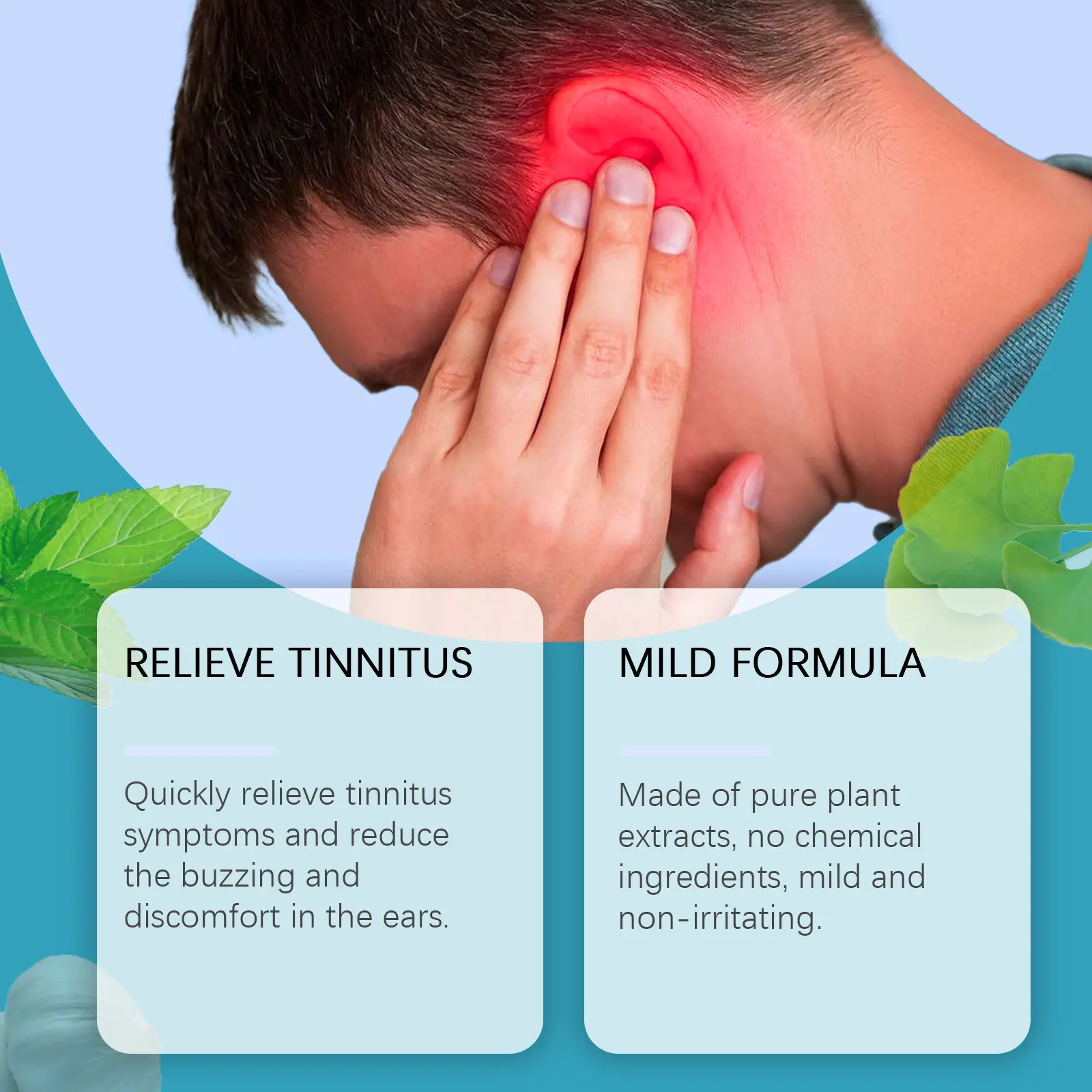 Tinnitus Serum Drops for Ear Itching and Acne - West&Month 7 tinnitus serum cochlear care repair itching West Month 115 2566