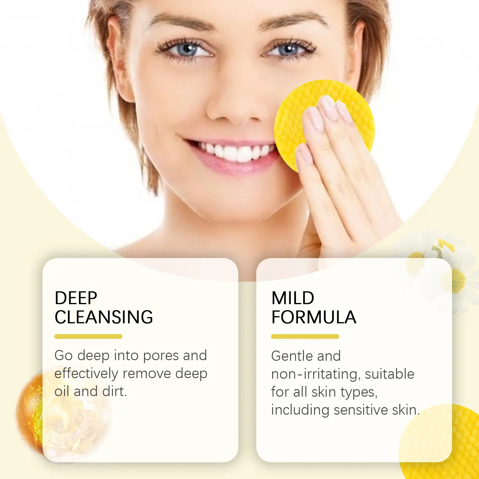 Turmeric Acid Cleansing Pad for Brightening & Moisturizing - West&Month 6 turmeric acid pad brighten clean moisturize West Month 189 3486