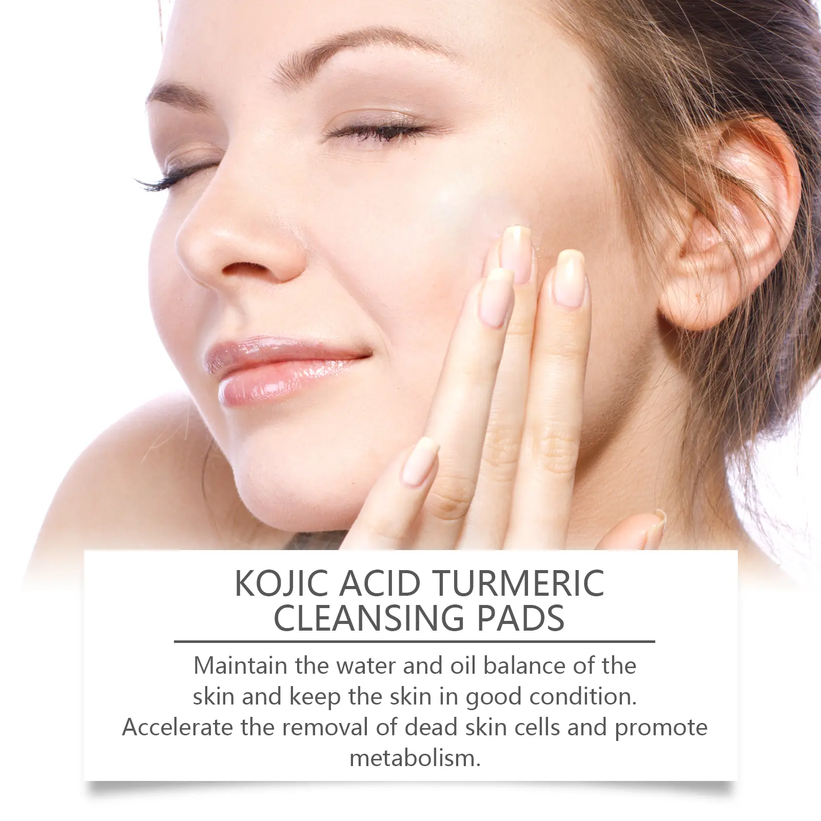 Turmeric Acid Cleansing Pad for Brightening & Moisturizing - West&Month 8 turmeric acid pad brighten clean moisturize West Month 189 3488