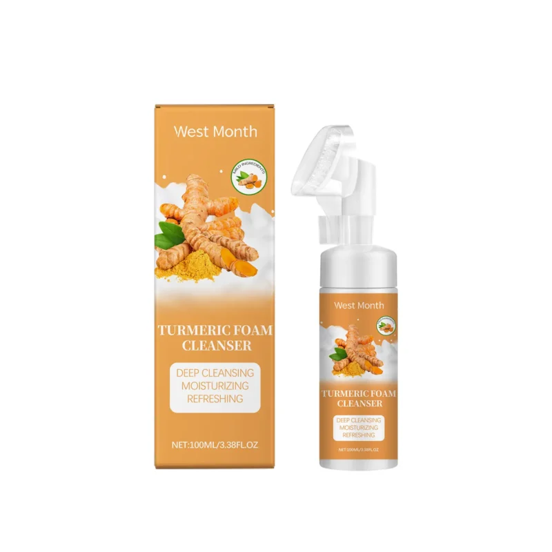 turmeric foam cleanser gentle clean moisturize West Month 263 4400