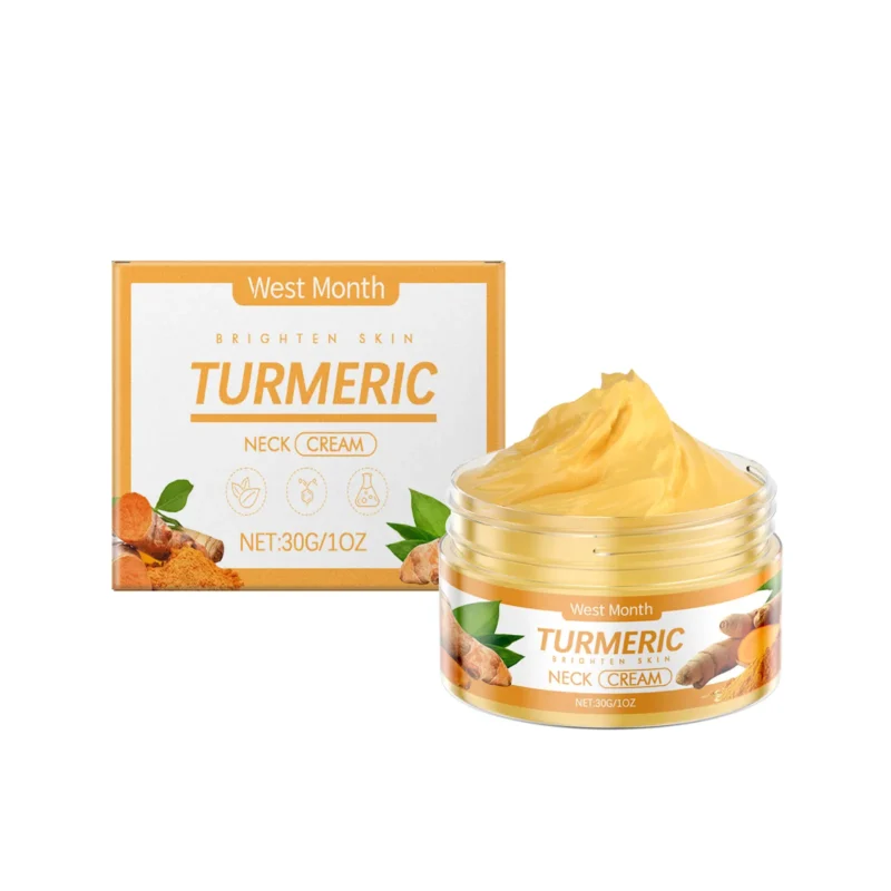turmeric neck cream tighten improve dull brighten West Month 674 9598