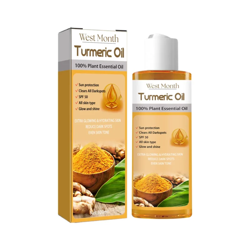 turmeric oil facial brighten moisturizing West Month 694 9815