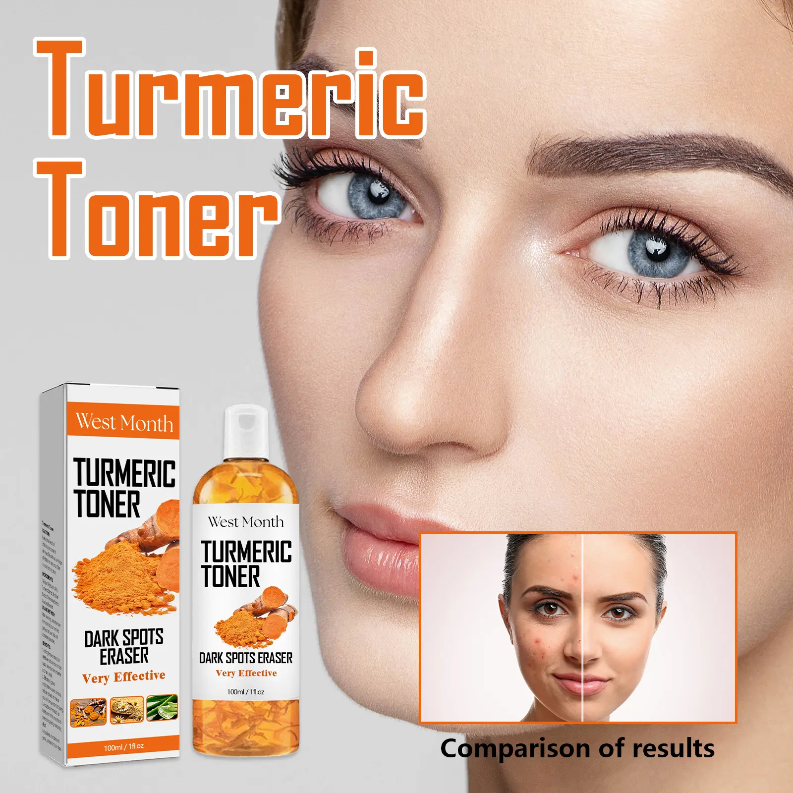 Hydrating Turmeric Toner - Firming & Moisturizing Facial Toner - West&Month 2 turmeric toner deep hydrating firming West Month 010 1231