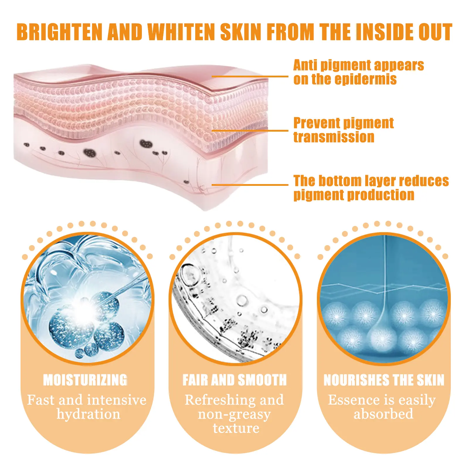 VC Skin Essence for Brightening and Deep Hydration - West&Month 9 vc skin essence moisturize lighten whiten soften West Month 401 6266