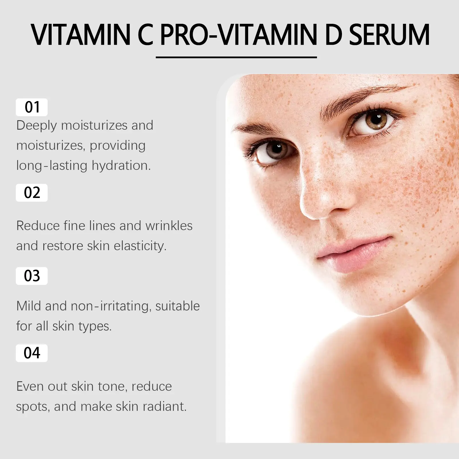 Vitamin C Essence Moisturizing & Nourishing Facial Serum West&Month 5 vitamin c essence moisturize gentle nourish West Month 573 8586