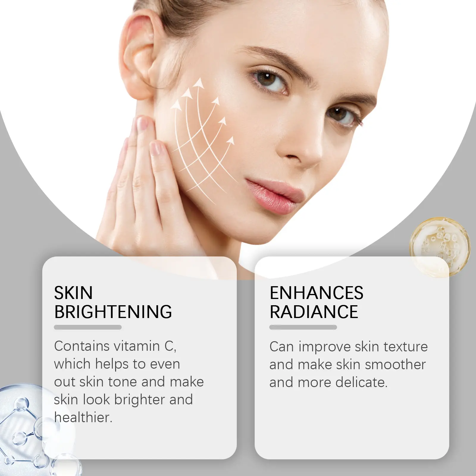 Vitamin C Facial Essence for Smooth & Even Skin Tone - West&Month 7 vitamin c essence moisturize smooth even tone West Month 598 8826