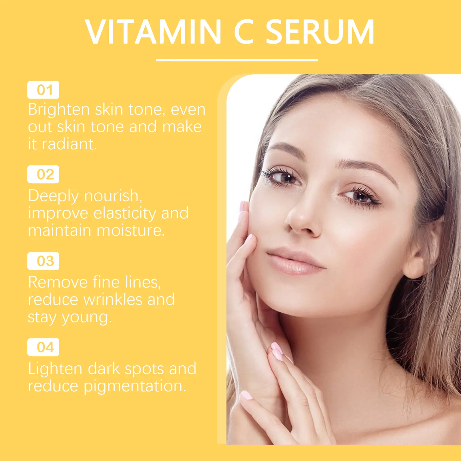 Vitamin C Essence for Moisturizing & Brightening Skin - West&Month 8 vitamin c essence moisturize tender skin West Month 297 4873