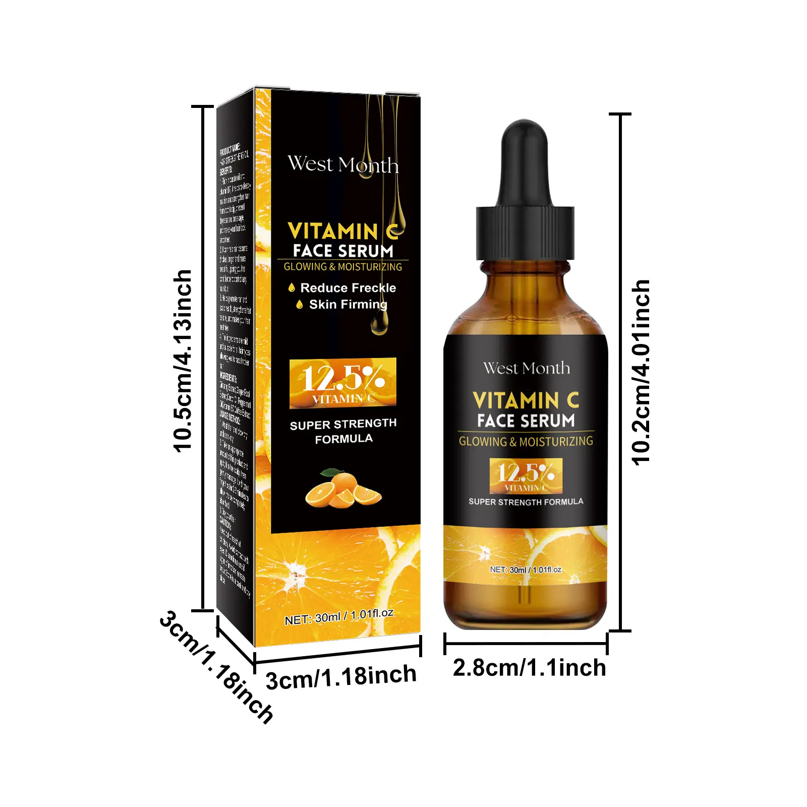 Vitamin C Face Essence Hydrating & Firming Serum - West&Month 1 vitamin c face essence reduce lines firming West Month 185 3431