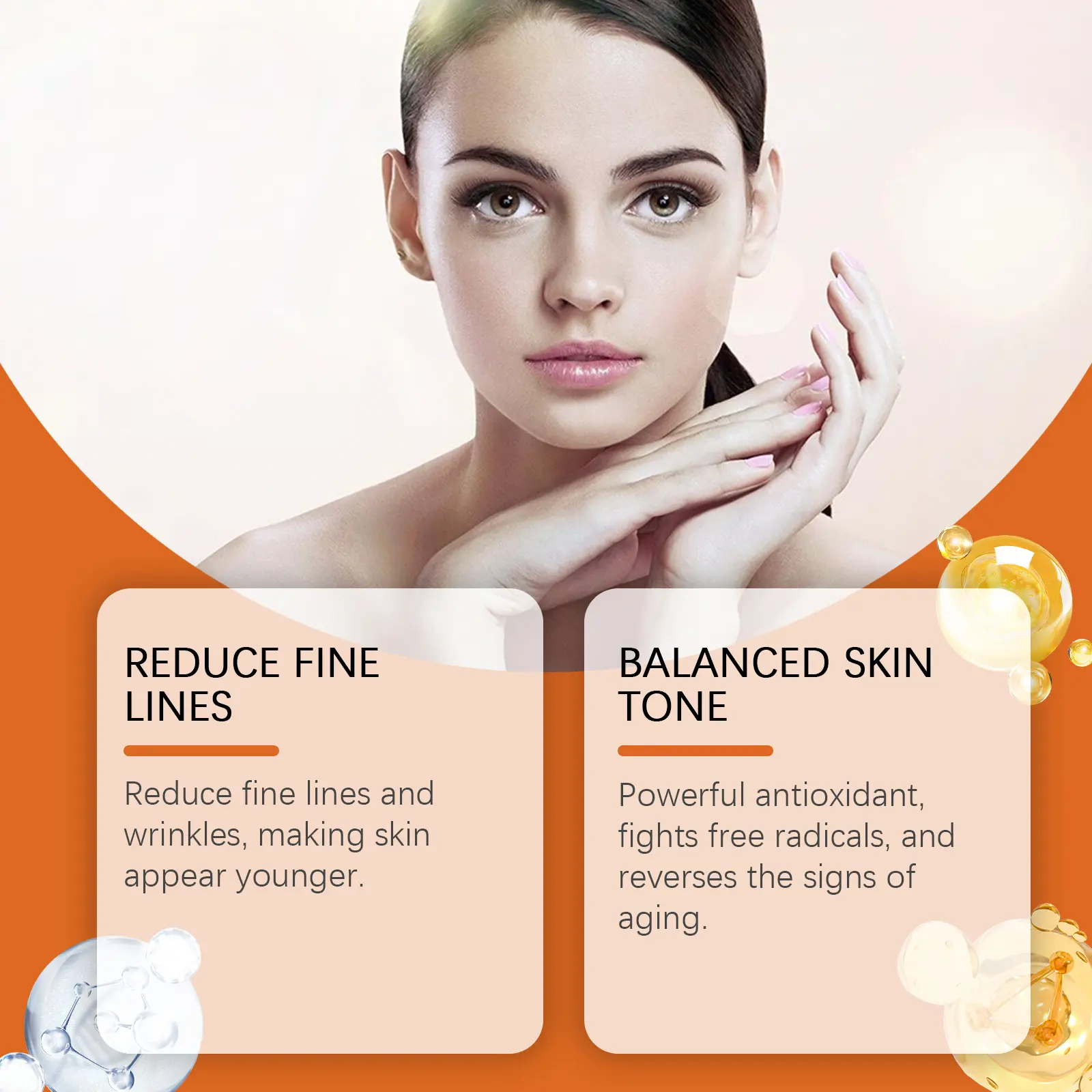 Vitamin C Face Serum for Brightening and Dark Spots - West&Month 6 vitamin c face serum moisturize brighten tender West Month 180 3370