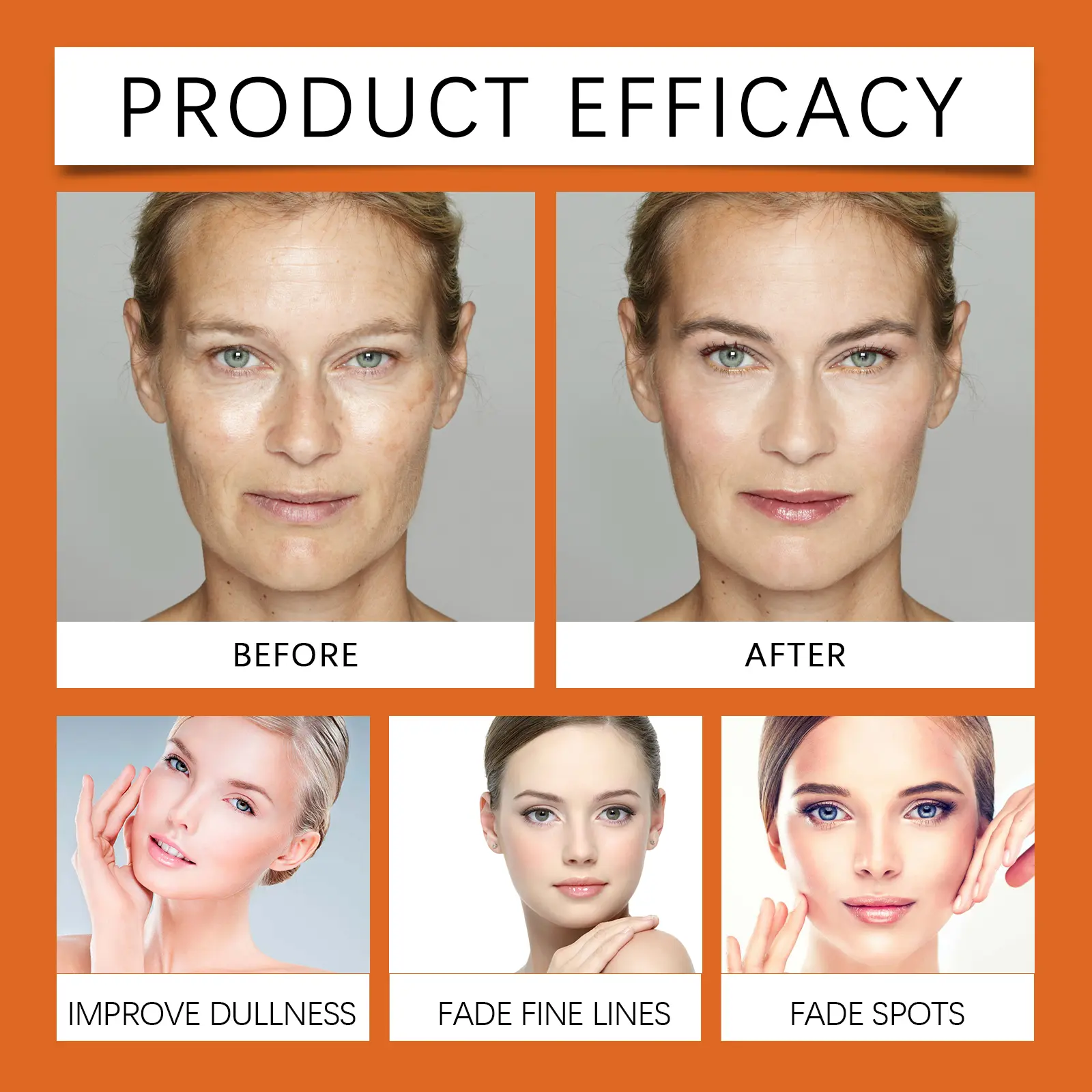 Vitamin C Face Serum for Brightening and Dark Spots - West&Month 9 vitamin c face serum moisturize brighten tender West Month 180 3373