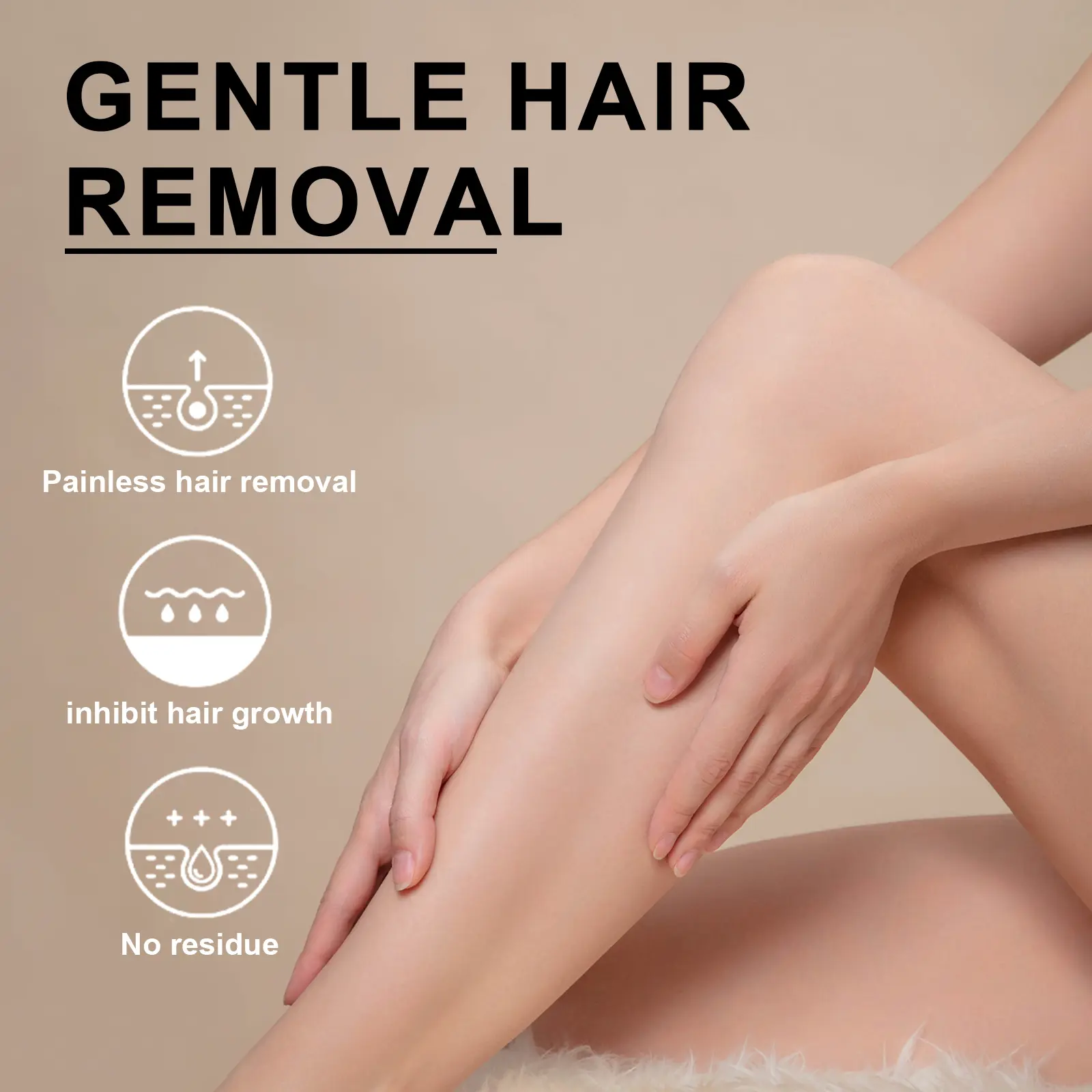 Hair Removal Wax Strips for Body Gentle & Non-Irritating West&Month 6 waxed hair removal paper gentle full body smooth West Month 430 6663