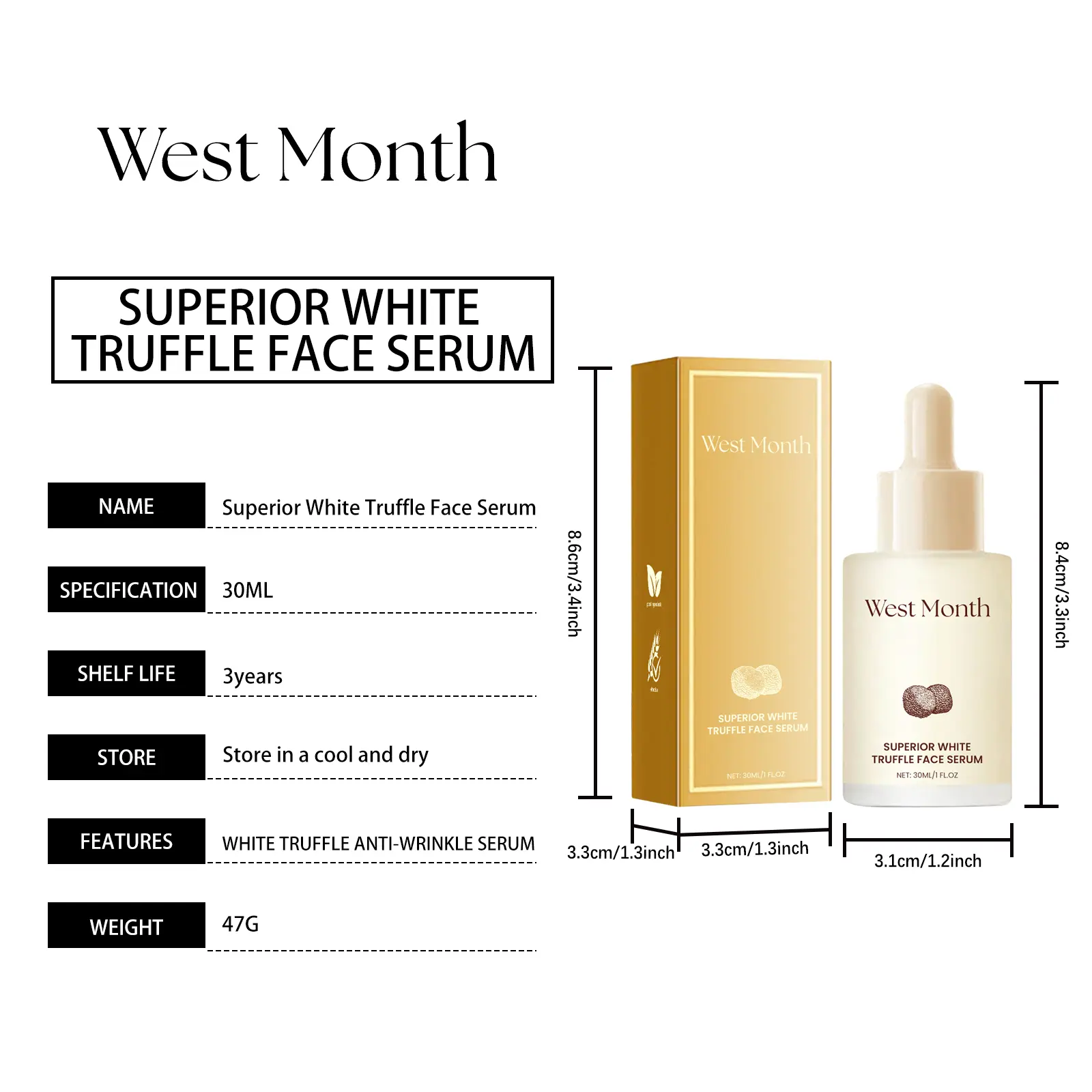White Pine Skin Essence for Deep Hydration & Firmness - West&Month 1 white pine skin essence moisturize skin West Month 476 7301