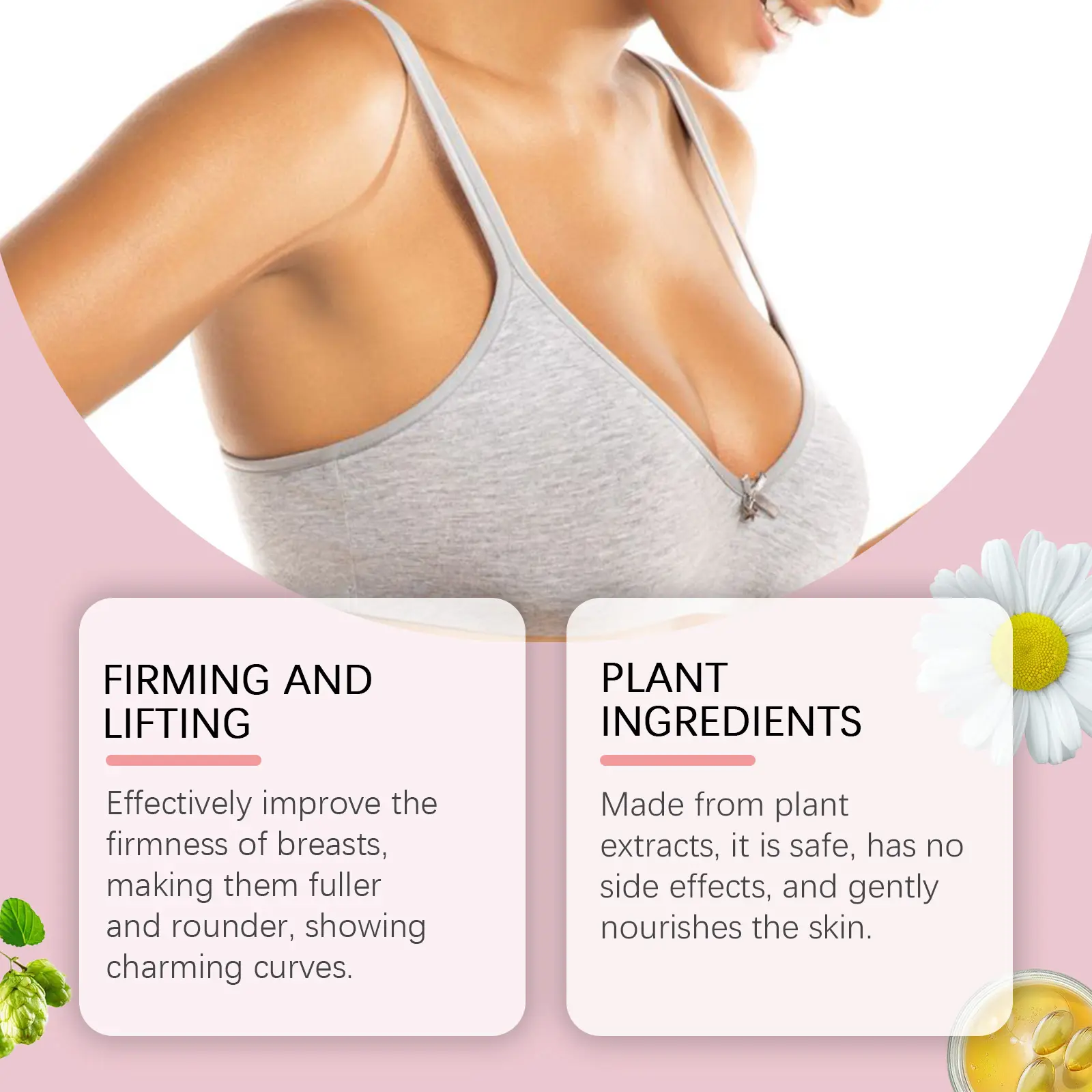 Women's Chest Patch - Invisible Breathable Support - West&Month 6 women's chest patch support nourish invisible breathable West Month 483 7408